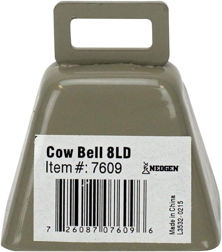 7609 8LD Metal Cow Bell